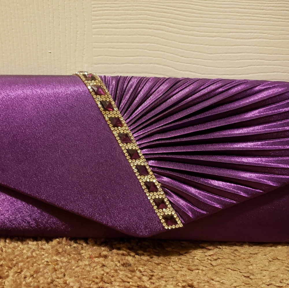 Purple Clutch Purse